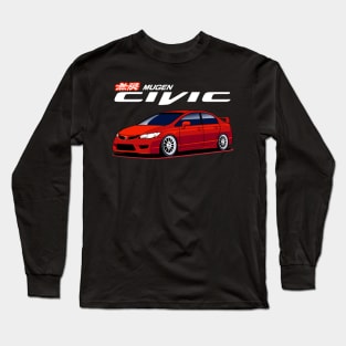 Civic Mugen JDM Car Long Sleeve T-Shirt